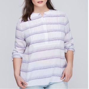 Plus Linen Lane Bryant Shirt 22/24